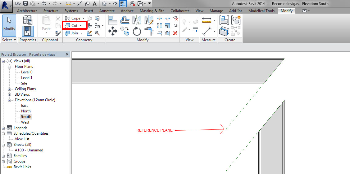 Cut Beams And Columns In Revit Modelical - How To Light An Exposed Beam Ceiling In Revit