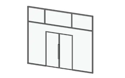 Curtain walls creation in Revit
