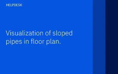 Visualization of sloped pipes in Revit