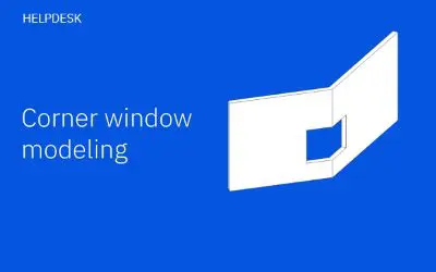 Corner window modelling in Revit
