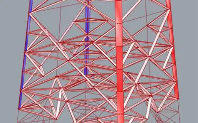 Electric Tower parametric design and modelling